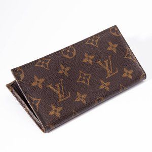 Authentic Louis Vuitton Classic Monogram Checkbook Cover